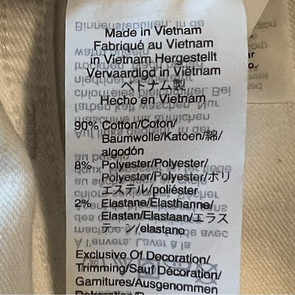 NWOT White Madewell Jeans, 9" High-Rise Skinny, Size 29 - Picture 8 of 8